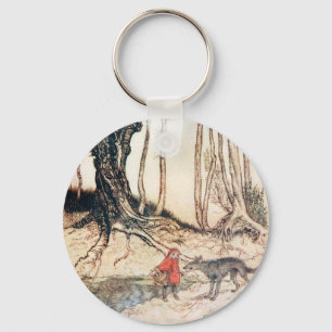 Red Riding Hood Key Ring
