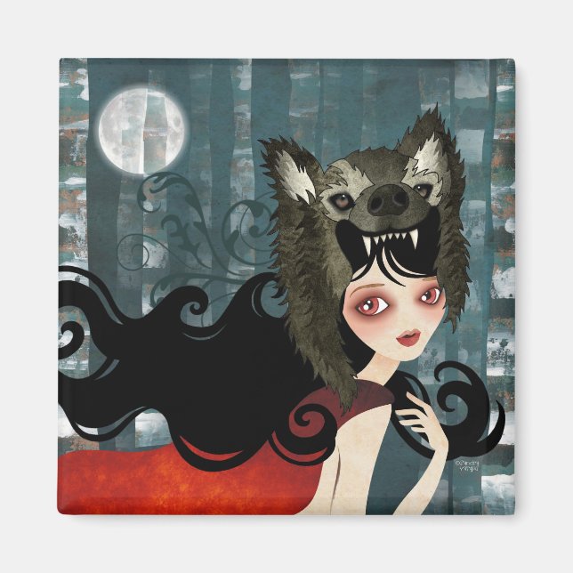 Red Riding Hood Magnet (Front)