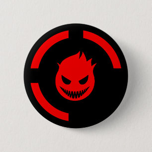 Red Ring of Death 6 Cm Round Badge