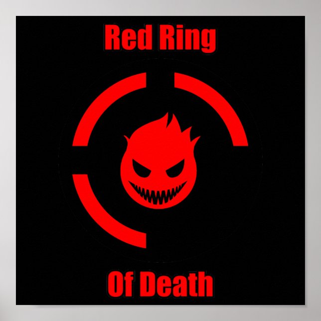 Red Ring of Death Poster (Front)