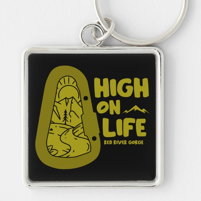 Red River Gorge Alpinism USA Key Ring (Front)