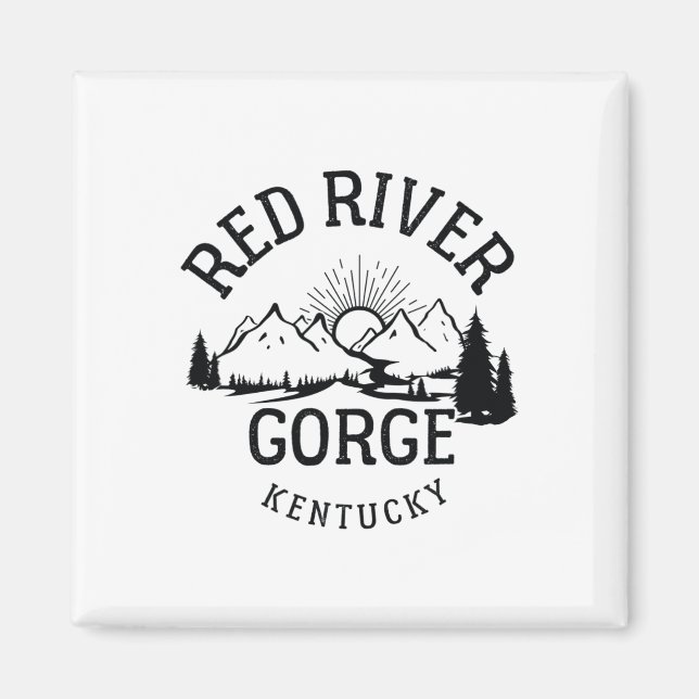 Red River Gorge Hike Kentucky Parks Hiking  Magnet (Front)