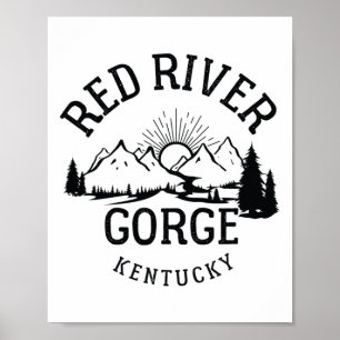 Red River Gorge Hike Kentucky Parks Hiking Poster