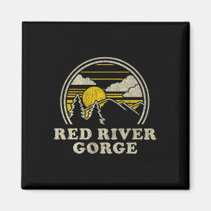 Red River Gorge Kentucky Ky T Shirt Vintage Hiking Magnet