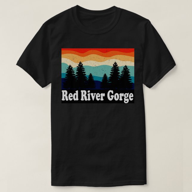 Red River Gorge Retro T-Shirt (Design Front)