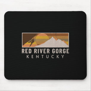 Red River Gorge Rock Climbing Boulderer Mountain C Mouse Pad
