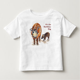 Red River Hog T-shirt for Babies and Kids
