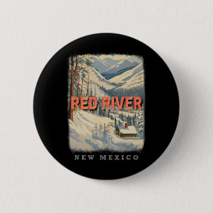 Red River New Mexico Nm Skiing Extravaganza Sd778 6 Cm Round Badge