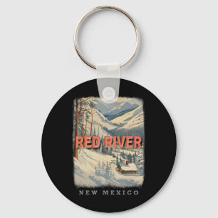 Red River New Mexico Nm Skiing Extravaganza Sd778  Key Ring