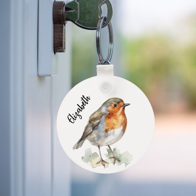 Red robin bird name key ring (Creator Uploaded)