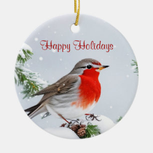 Red Robin Holiday Christmas Ornament
