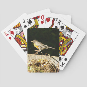 Red Robin Playing Cards