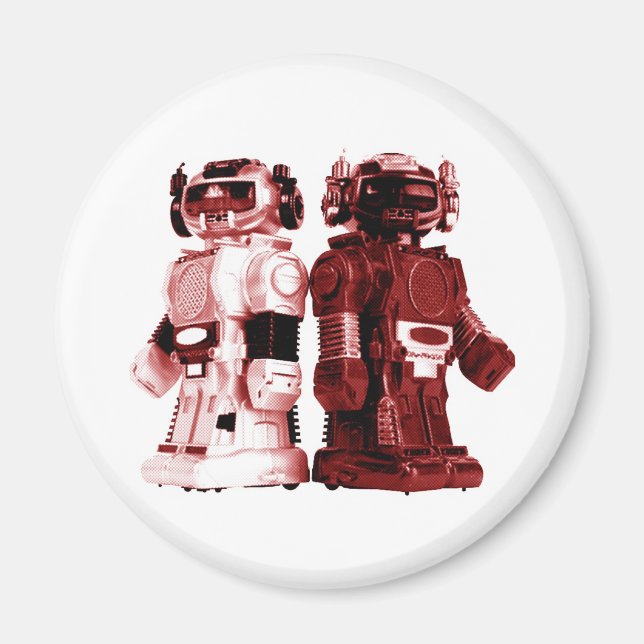 red robots magnets (Front)