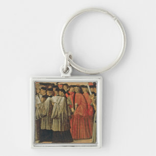 Red rock, c.1895 (oil on canvas) 2 key ring
