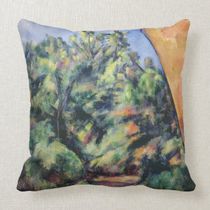 Red rock, c.1895 (oil on canvas) cushion