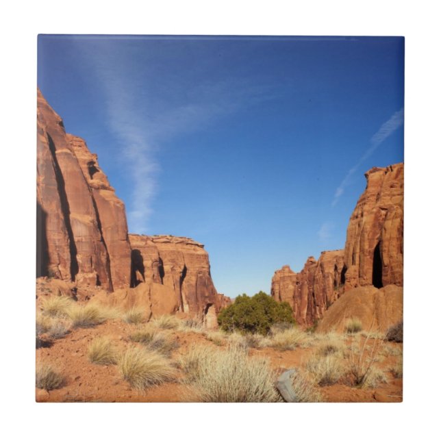 Red Rock Canyon Ceramic Tile (Front)