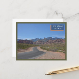 Red Rock Canyon Nature Las Vegas Nevada Desert  Postcard