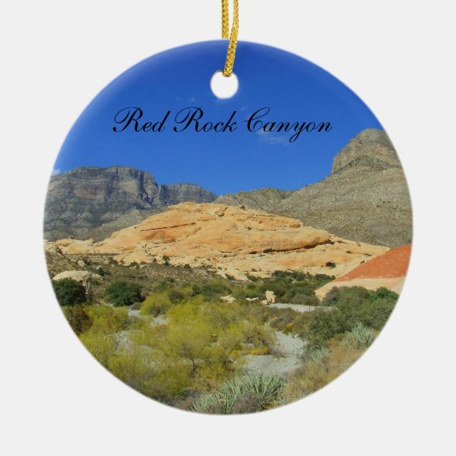 Red Rock Canyon Ornament (Front)