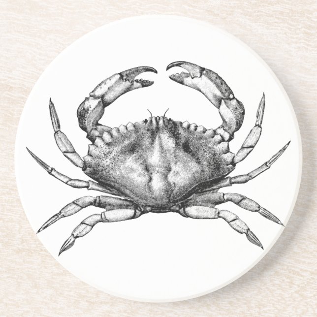 Red Rock Crab (Pacific) Coaster (Front)