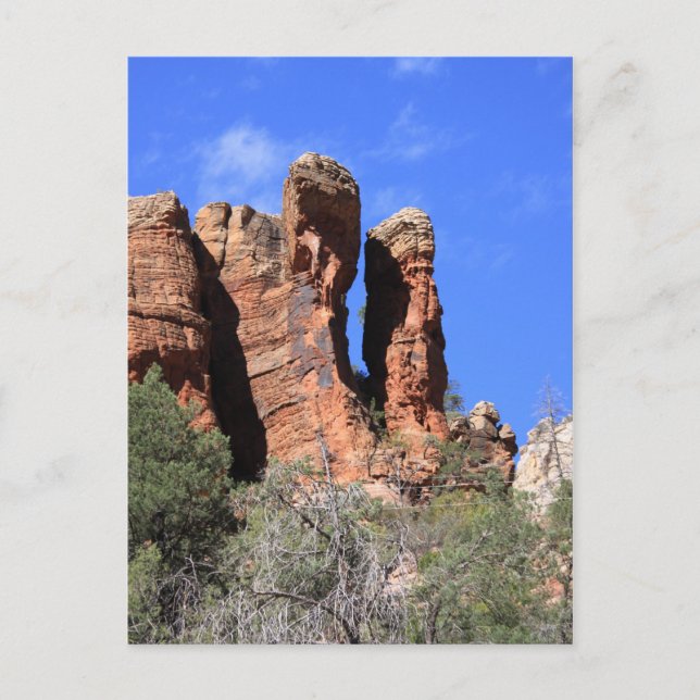 Red Rock Formations Postcard (Front)