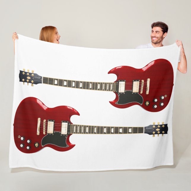 RED ROCK GUITARS FLEECE BLANKET (In Situ)