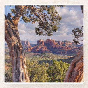 Red Rock   Sedona Arizona Glass Coaster