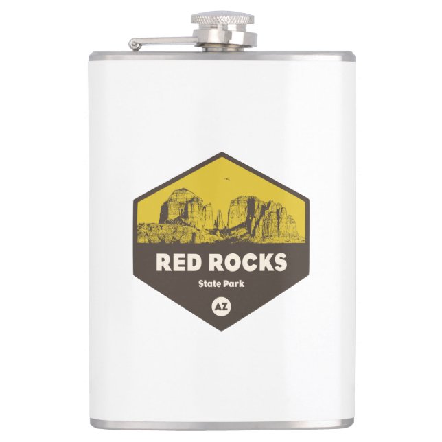 Red Rock State Park, Arizona Hip Flask (Front)