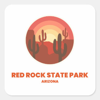 Red Rock State Park - Arizona Square Sticker
