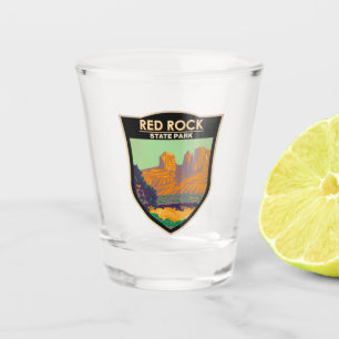 Red Rock State Park Arizona Vintage Shot Glass