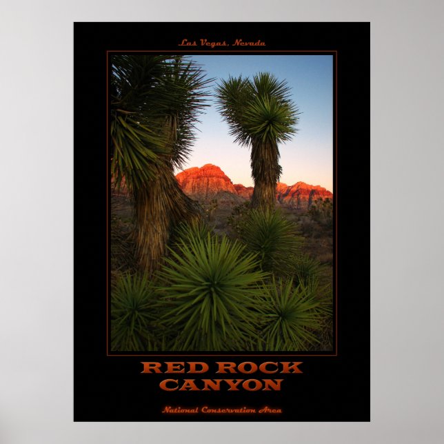 Red Rock Sunrise Poster (Front)