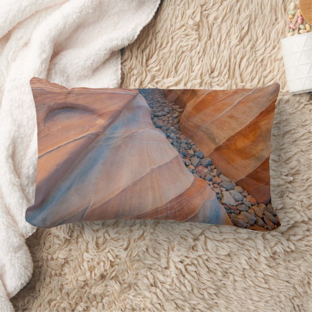 Red Rock Valley of Fire State Park Nevada Lumbar Cushion (Blanket)