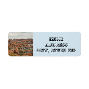 Red Rock Watson Lake Southwest Landscape Return Address Label