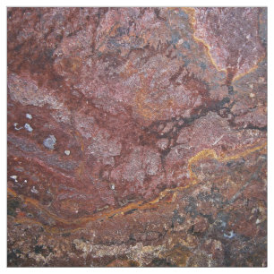 Red Rock With Texture Fabric