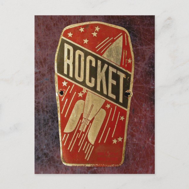 RED ROCKET. POSTCARD (Front)