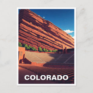 Red Rocks Amphitheatre Colorado Postcard