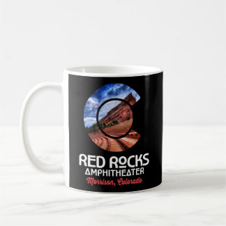 Red Rocks Amphitheatre Colorado State Flag Morriso Coffee Mug