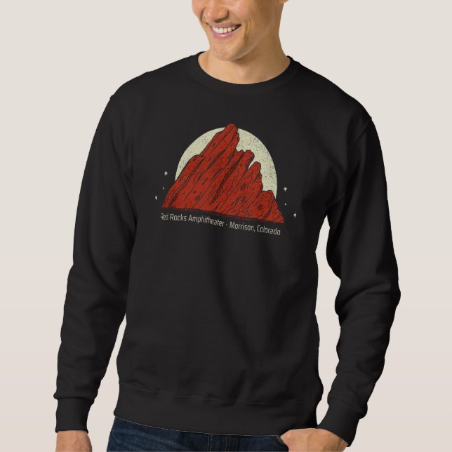 Red Rocks Amphitheatre  Morrison Colorado Sweatshirt (Front)