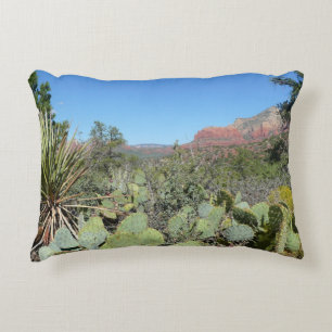 Red Rocks and Cacti I Decorative Cushion