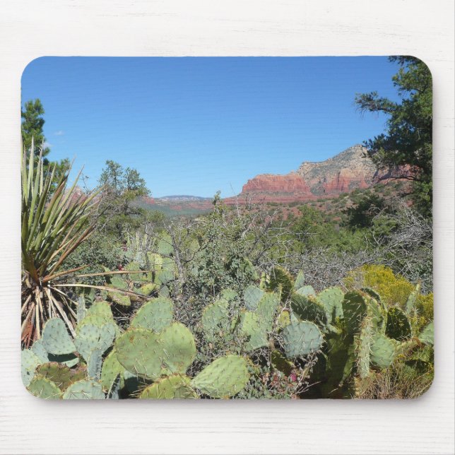 Red Rocks and Cacti I Mouse Pad (Front)