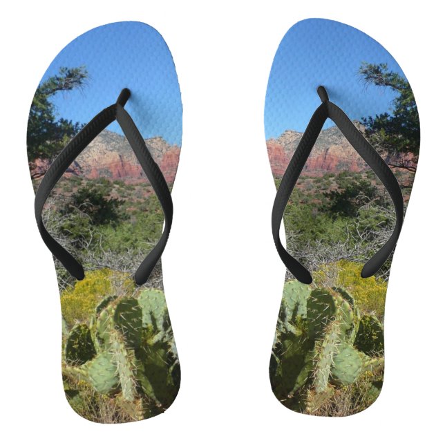 Red Rocks and Cacti I Thongs (Footbed)