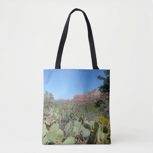 Red Rocks and Cacti I Tote Bag (Front)