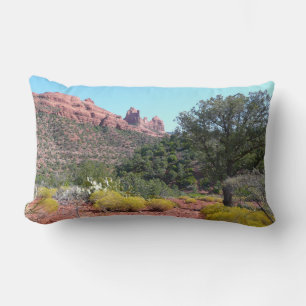 Red Rocks and Cacti II in Sedona Arizona Lumbar Cushion