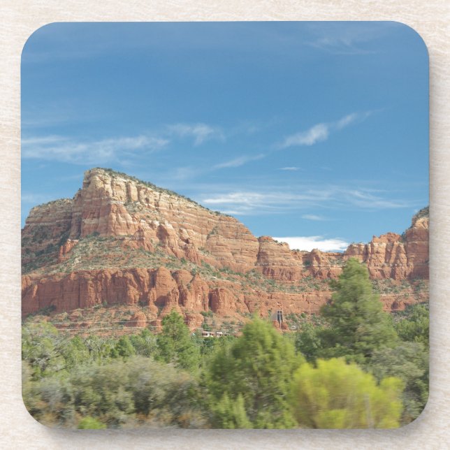 Red rocks in Sedona Coaster (Front)