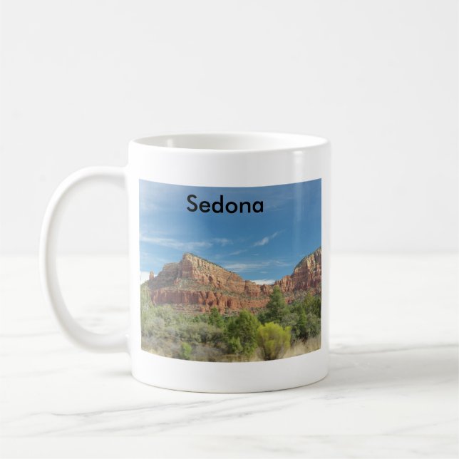 Red rocks in Sedona Coffee Mug (Left)