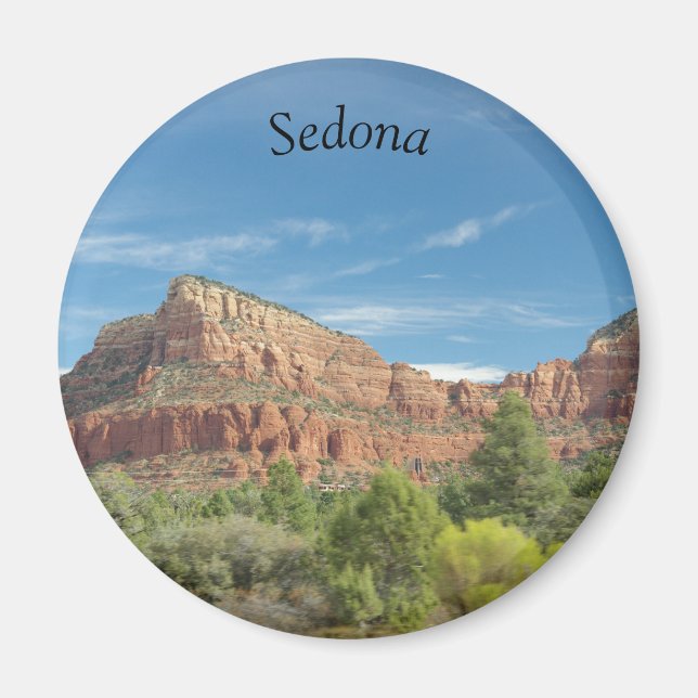 Red rocks in Sedona Magnet (Front)