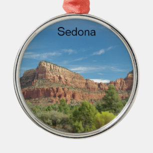 Red rocks in Sedona Metal Ornament