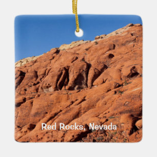 Red Rocks, Nevada Ceramic Ornament