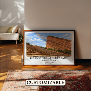 Red Rocks Park and Amphitheatre Colorado Poster
