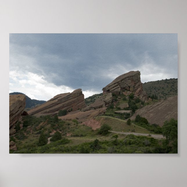 Red Rocks Park Colorado Poster (Front)
