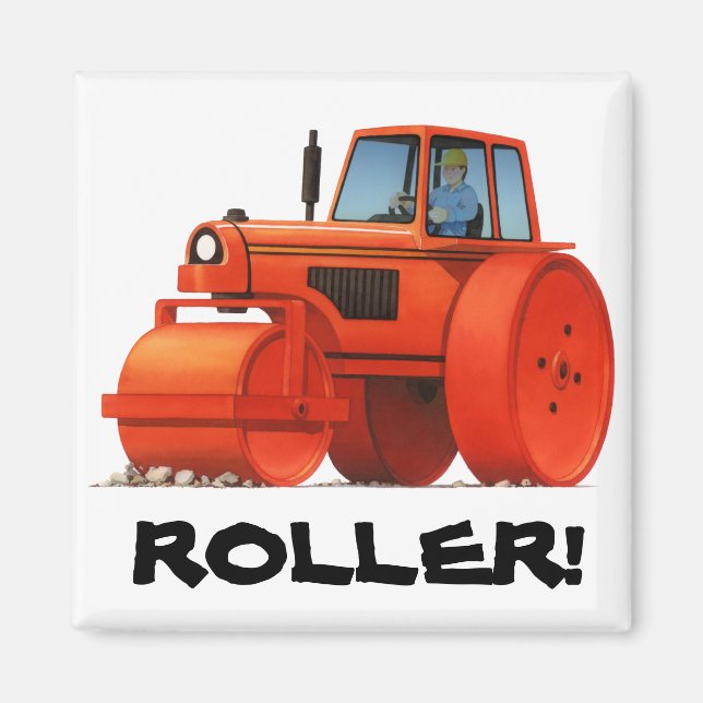 Red Roller Magnet (Front)